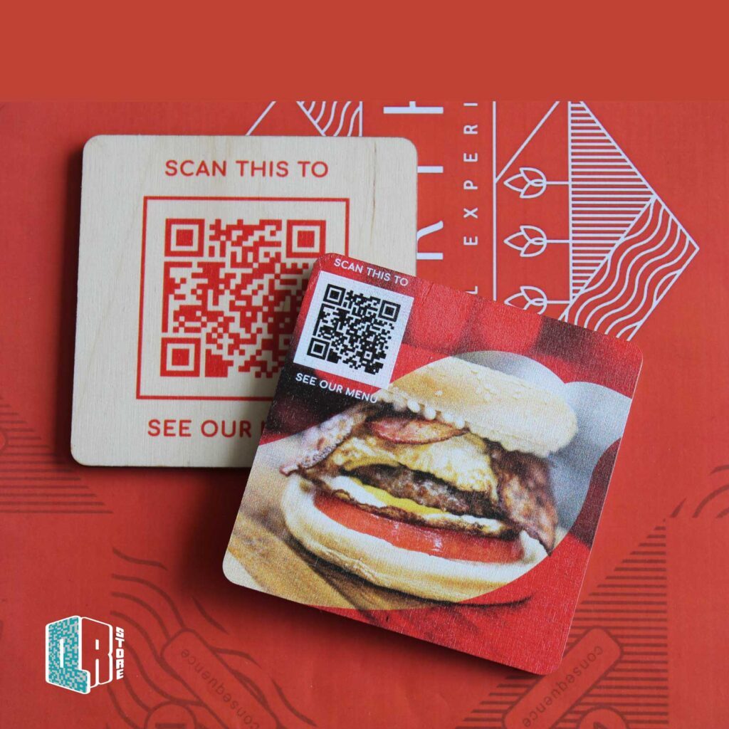 Paprika wooden coaster