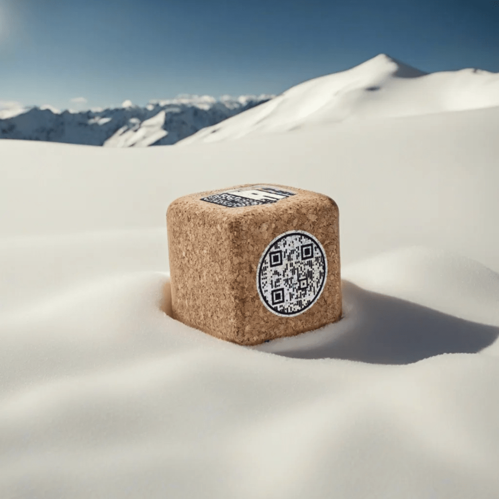 QR cork cube