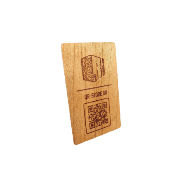 Wooden NFC card---QR-6.6